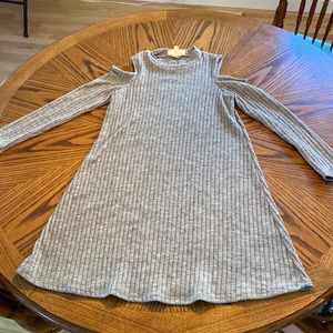 Pink Rose gray dress, TJMaxx find, size M